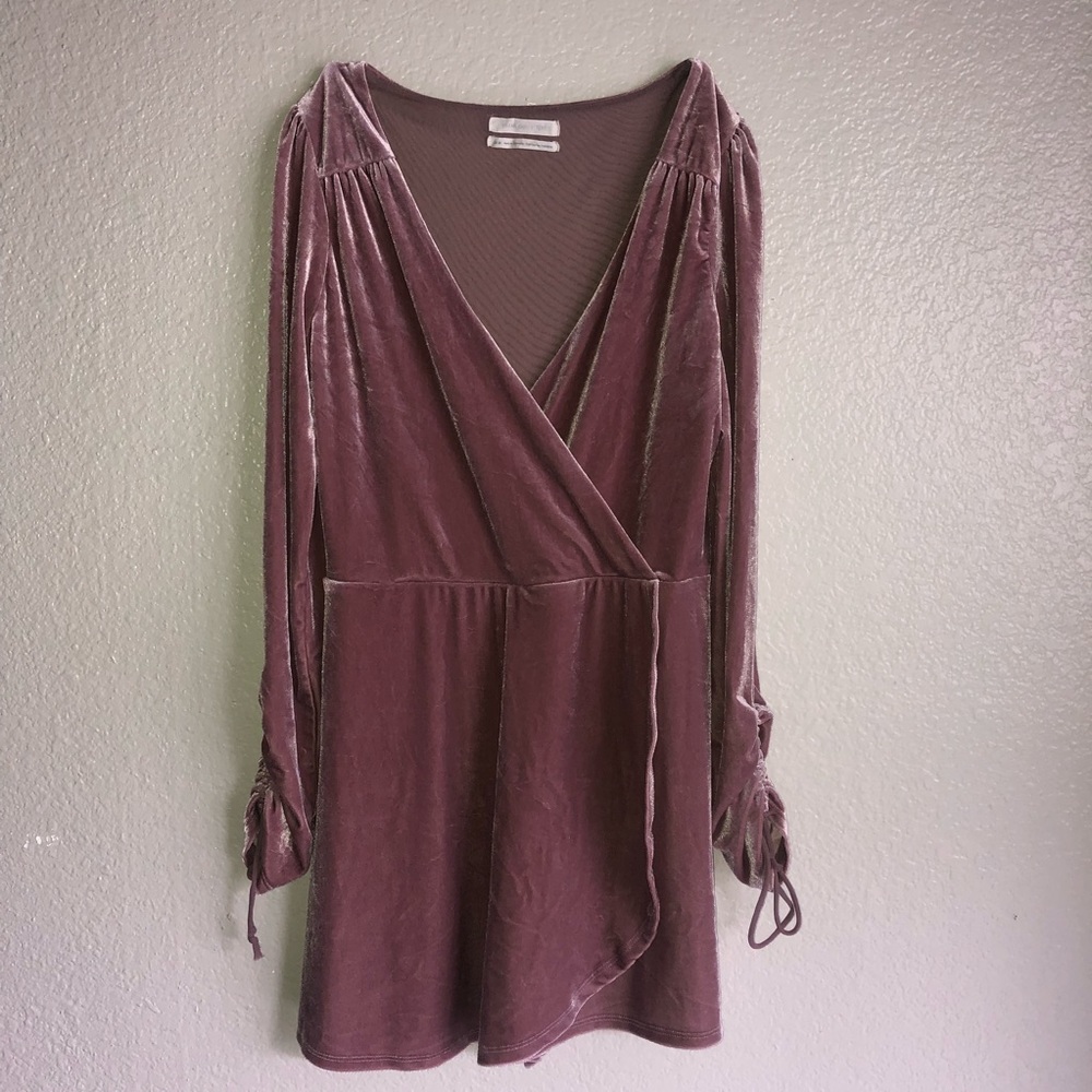 Velvet Romper- Urban Outfitters
